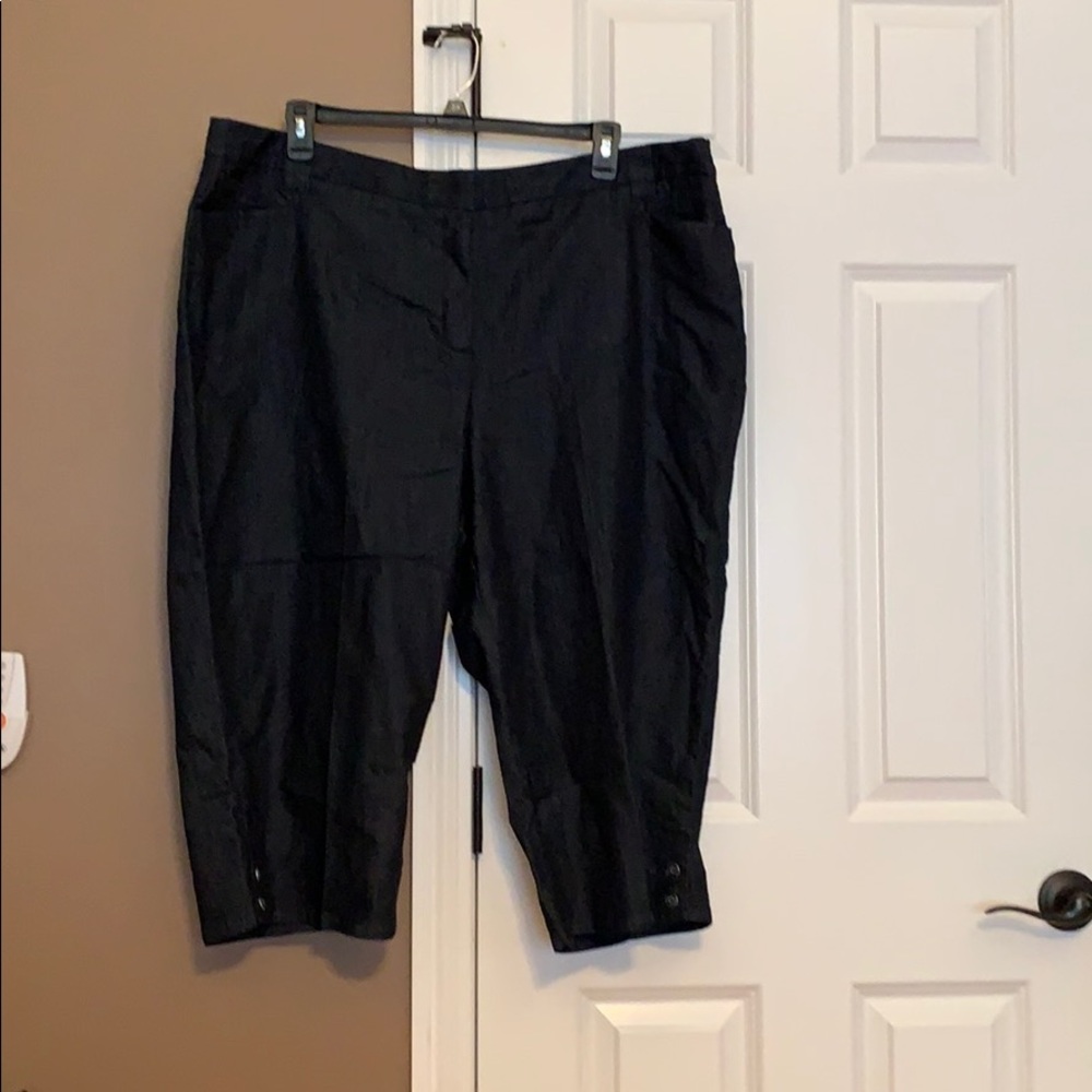 Cato denim cropped jean capris.